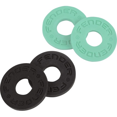 Fender Strap Blocks 4 PK 2 Black/Surf Green Strap-Lock/Страп лок (0990819020)