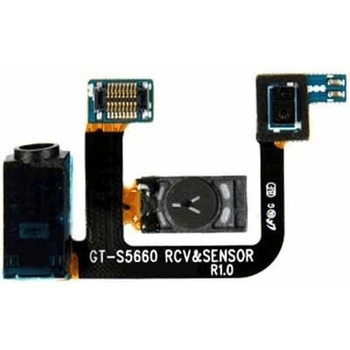 Sluchátko Samsung S5660 Galaxy Gio + AV audio konektor + senzor