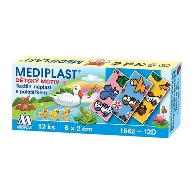 Mediplast 6 cm x 2 cm dětská 12 ks