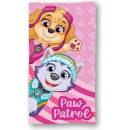 MLC plážová osuška Paw Patrol motív Skye a Everest 70 x 140 cm