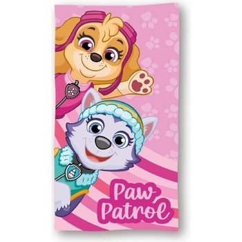 MLC plážová osuška Paw Patrol motív Skye a Everest 70 x 140 cm