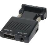 VCOM Адаптер, VCom CA336A, Adapter HDMI F / VGA M with Audio (CA336A)
