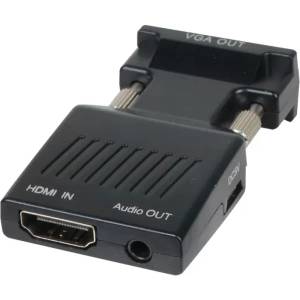 VCOM Адаптер, VCom CA336A, Adapter HDMI F / VGA M with Audio (CA336A)