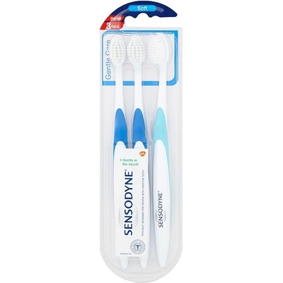 Sensodyne Gentle Care Soft zubná kefka 3 ks