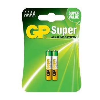 GP Batteries Алкална батерия gp 1.5v aaaa lr61- 2бр. в опаковка gp, gp-ba-25a-u2