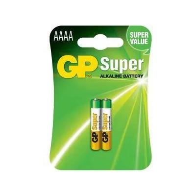 GP Batteries Алкална батерия gp 1.5v aaaa lr61- 2бр. в опаковка gp, gp-ba-25a-u2