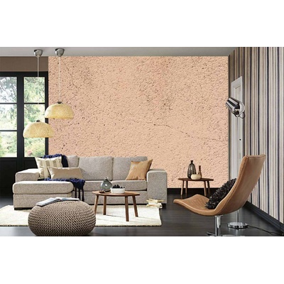 DIMEX ART Самозалепваща се флизелинова фототапета розова циментова стена 375 x 250 см