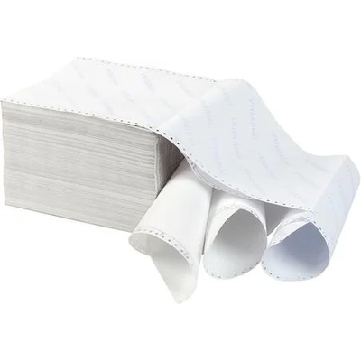 Office1 Office 1 Superstore Безконечна принтерна хартия, 240 mm, 11'', 3 пласта, бяла, с надпис „Оригинал, 750 комплекта