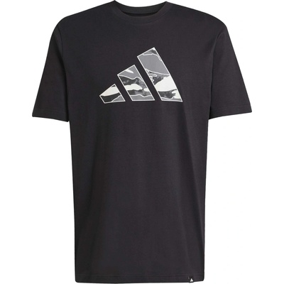 adidas M Camo logo čierne tmavo sivé