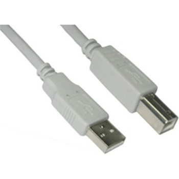 Image 1 of VCOM Кабел VCom CU201, USB A(м) към USB B(м), 3m, бял