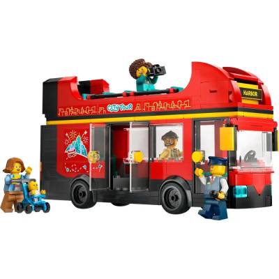 LEGO® city 60407 Червен двуетажен автобус за разглеждане на забележителности (60407)