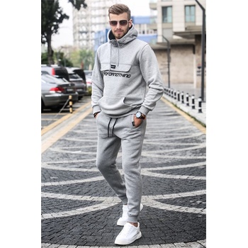 Madmext Мъжки спортен комплект 5643 - Сив #321140 (321140_Сив)