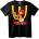 NOONEBRAND Тениска Карикатурна Патица Бургер - 2XL, Black