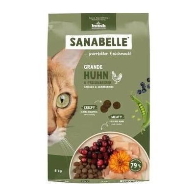 SANABELLE Grande Kuřecí pro kočky velkých plemen 8 kg