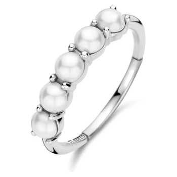 Image 1 of Ti Sento Сребърен дамски пръстен с перли Ti Sento 12322PW (12322PW)