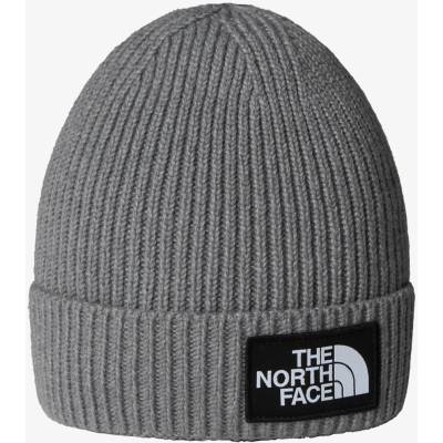 Dětská čepice The North Face Logo Box Cuffed Beanie tnf medium grey heather