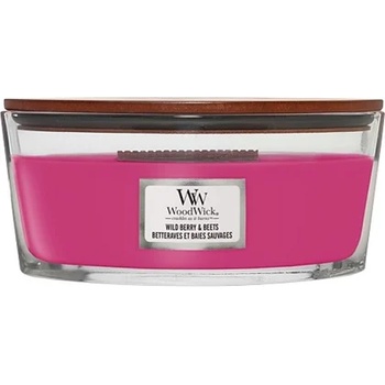 WoodWick Wild Berry & Beets ароматна свещ с дървен фитил 453, 6 гр