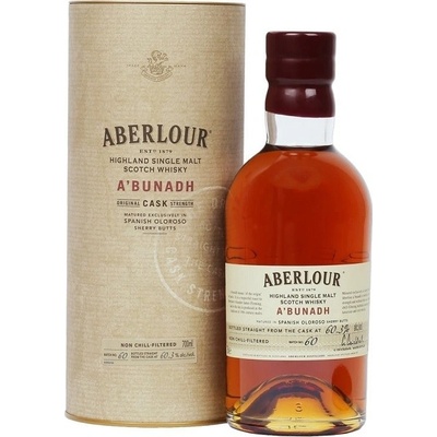 Aberlour A´Bunadh 61,2% 0,7 l (holá láhev)