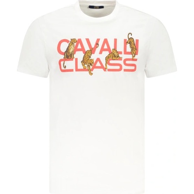 Cavalli class Тениска с къс ръкав за мъже cavalli class, Размер xl, Цвят Бял (txt60mjd060_bi00533)