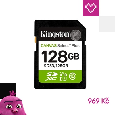 Kingston SDXC 128GB Canvas Select Plus SDS3/128GB