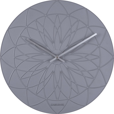 Karlsson Стенен часовник Fairytale тъмносив (KA5836GY)