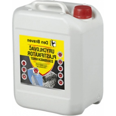 Urychlovač a plastifikátor stavebních hmot 5l nažloutlý DEN CH0511)