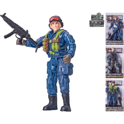 Mikro Trading Voják kloubový 10cm stojící se zbraní