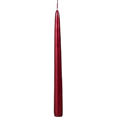 METALIK metalická lesklá 24cm červená