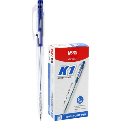 M&G K1 0,5 mm modrá náplň