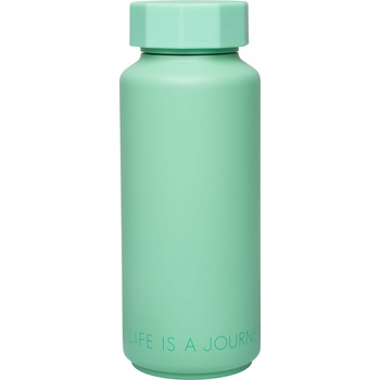 Design Letters Термобутилка Tone-On-Tone Life is a Journey светлозелена (30100105GRNBLIFEIS)