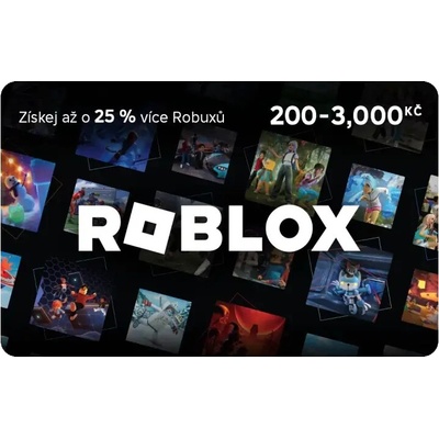 Roblox předplacená karta 250 Kč