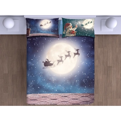 Gipetex Natural Dream 3D talianská obliečka bavlna Christmas night 140x220 70x90