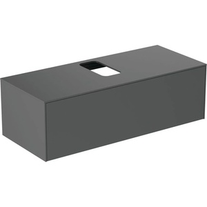 Ideal Standard Atelier Conca стенен шкаф с 1 чекмедже и плот, антрацит мат, 120 см (T3931Y2)