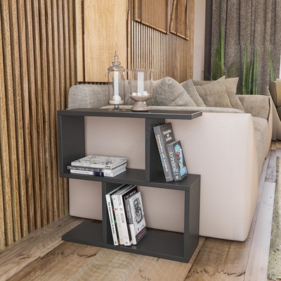 Asir Странична масичка LIFE 60x60 cм антрацит (AS0531)