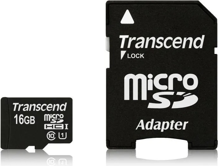 Transcend microSDHC 16GB C10/U1 TS16GUSDU1