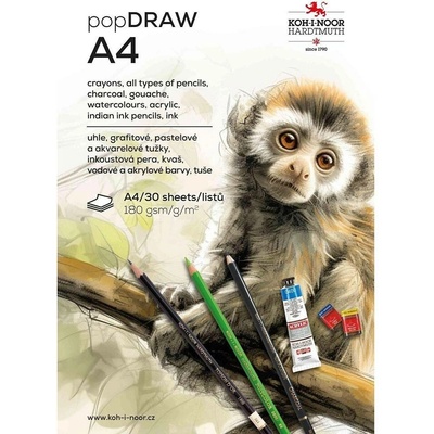 Koh-i-noor 9920 skicák DRAW A4 180 g/m2 30 listů