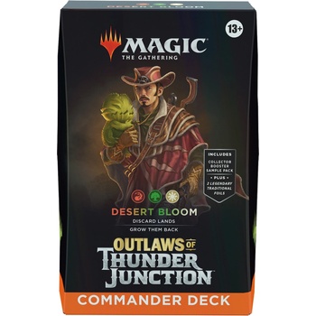 Wizards of the Coast Magic The Gathering Outlaws of Thunder Junction Commander Deck Desert Bloom
