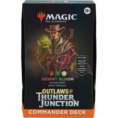 Wizards of the Coast Magic The Gathering Outlaws of Thunder Junction Commander Deck Desert Bloom