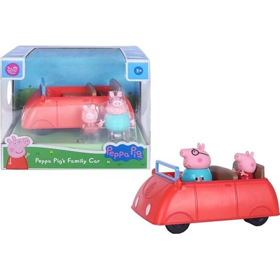 Hasbro Peppa Pig rodinné auto se 2 figurkami