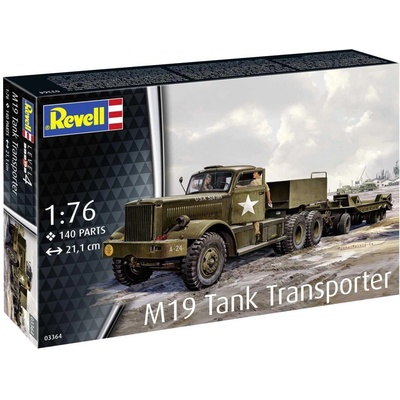 REVELL Plastic ModelKit military 03364 M19 Tank Transporter 1:72