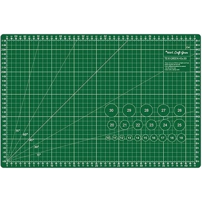 Řezací podložka TEXI GREEN 45 x 30 cm 5vrstvá zesílená – Zbozi.Blesk.cz