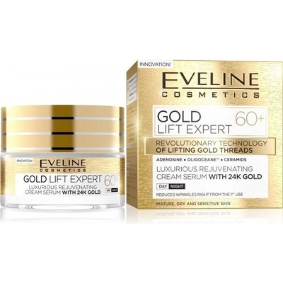 Eveline Gold Lift Expert denný/nočný krém 60+ 50 ml