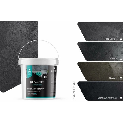 Belcreto pro interiér sada 3 m² dekorativní stěrka Notturno Bezbarvý