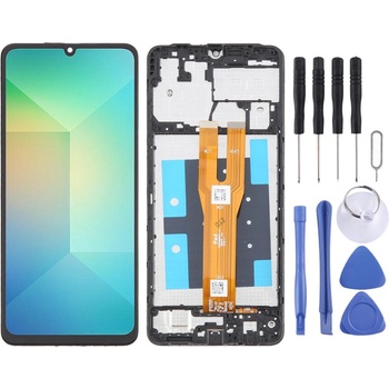 Samsung Оригинален LCD Дисплей и Тъч Скрийн с Рамка за Samsung Galaxy A06 SM-A065F