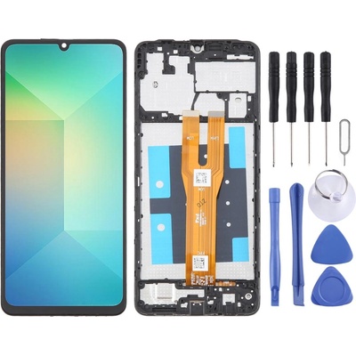 Samsung Оригинален LCD Дисплей и Тъч Скрийн с Рамка за Samsung Galaxy A06 SM-A065F