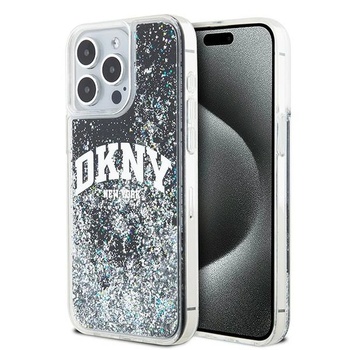 DKNY Калъф DKNY Liquid Glitter Big Logo, съвместим с iPhone 14 Pro Max черен (DKHCP14XLBNAEK) (DKHCP14XLBNAEK)
