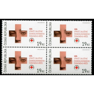 Česká pošta (2019) č. 1053 **- 4-bl - Česká republika - Červený kříž