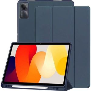 Techsuit Калъф за Xiaomi Redmi Pad SE 11 - Flex Trifold - Тъмно син