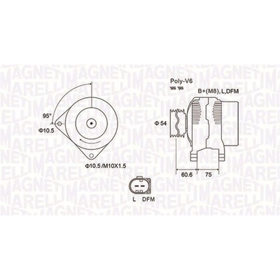 Generátor MAGNETI MARELLI 063731757010
