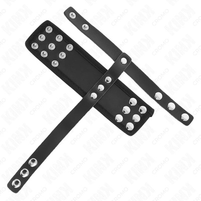 Клетка за пенис и тестиси, регулируема каишка - Kink Leather Penis Cage (D-241250)